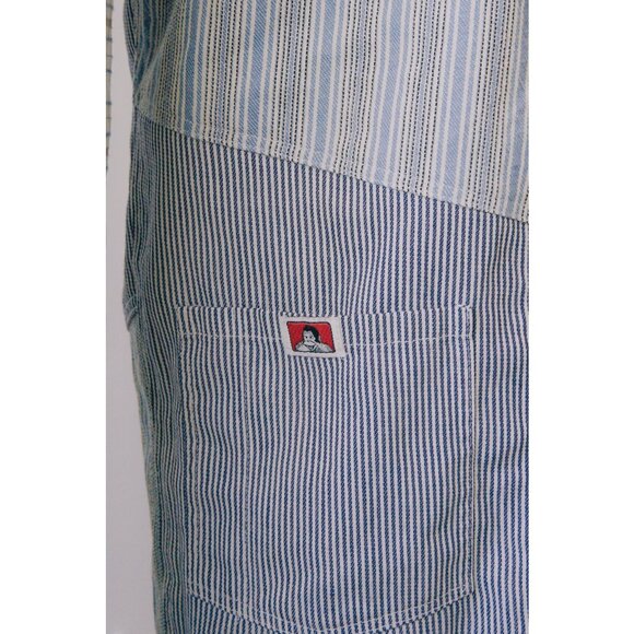 Rework Vintage Patchwork Flannel Pouch Pocket Flared Cargo Pants - Picture 7 of 11